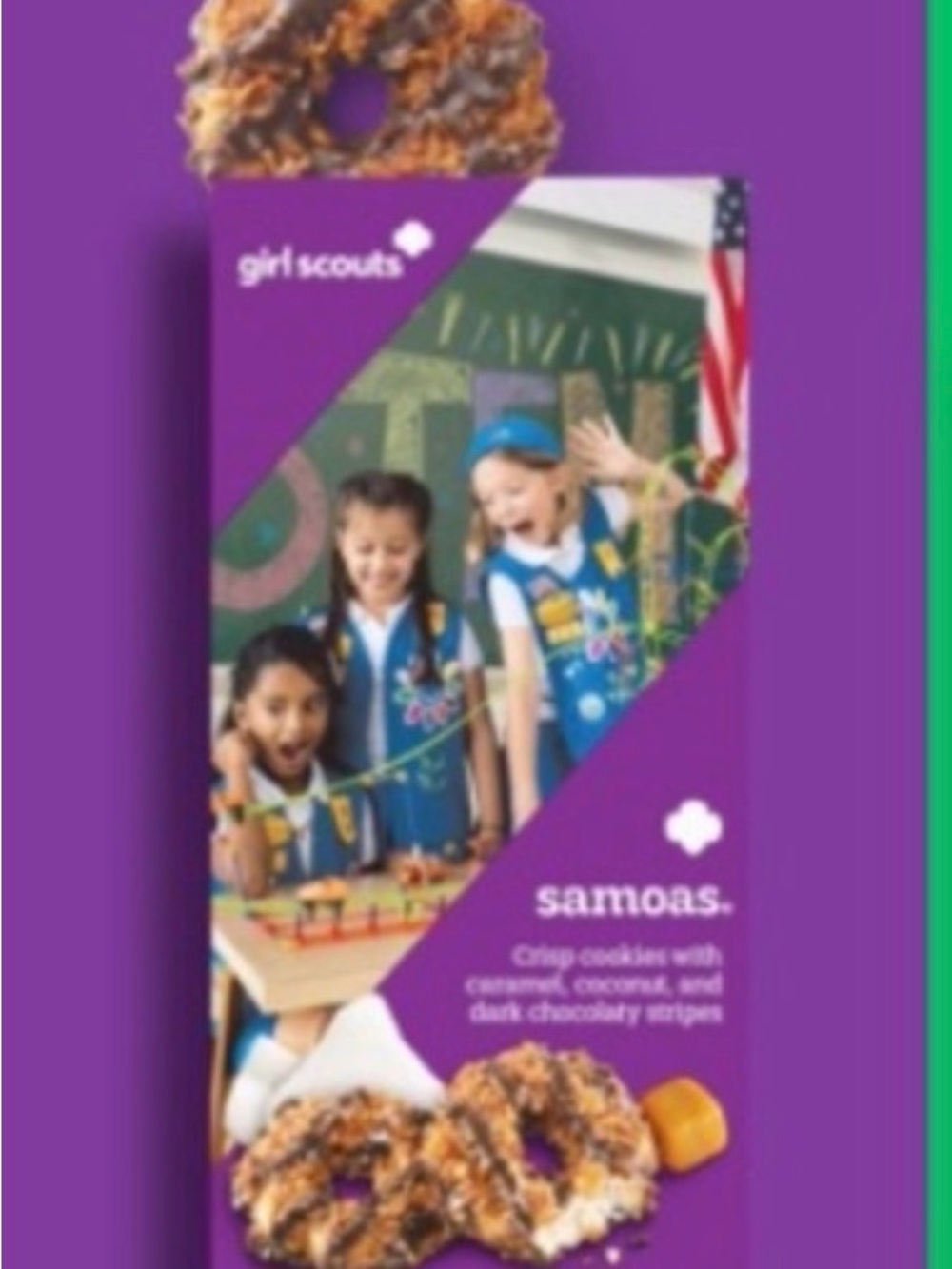 Girl Scout cookies! 5 boxes of Samoas (caramel delights) new in sealed packages